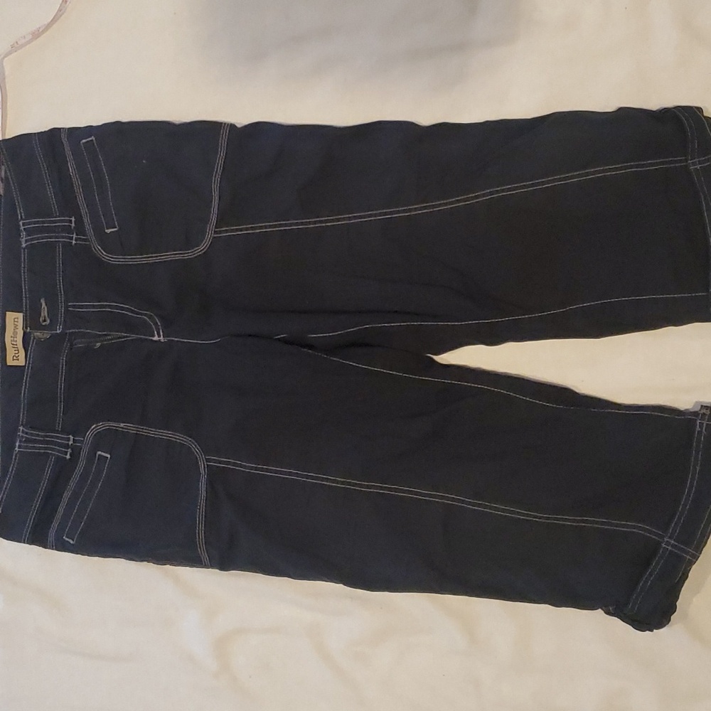 Ruff Hewn womens size 10 capris black